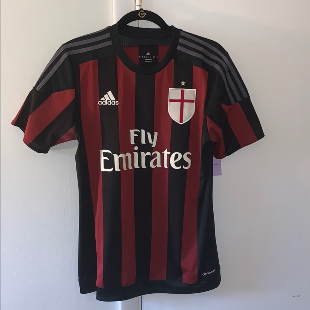 Fly Emirates Ac Milan soccer Jersey